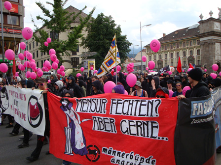 Gegendemo Festkommers